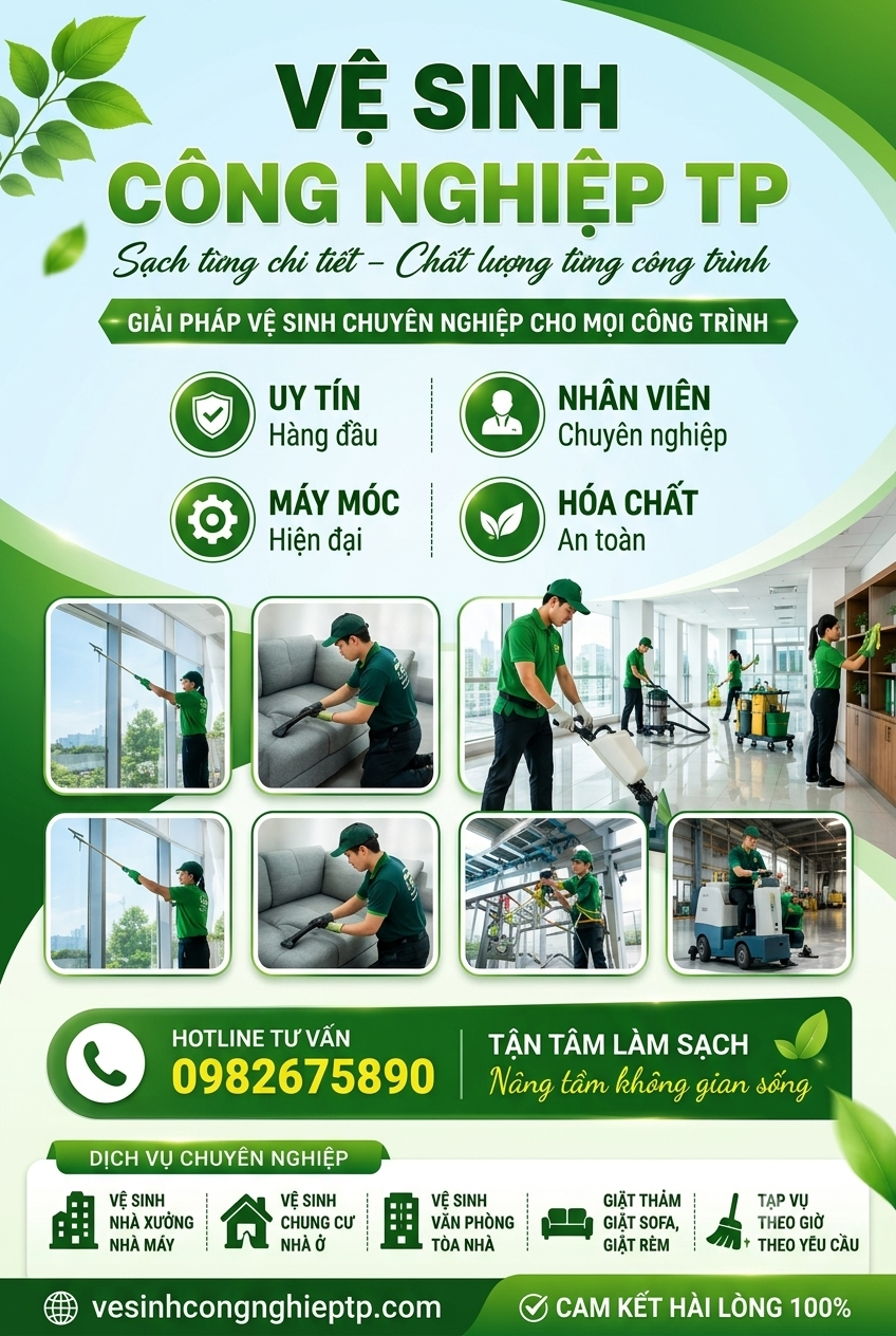 Vệ Sinh Công Nghiệp TP